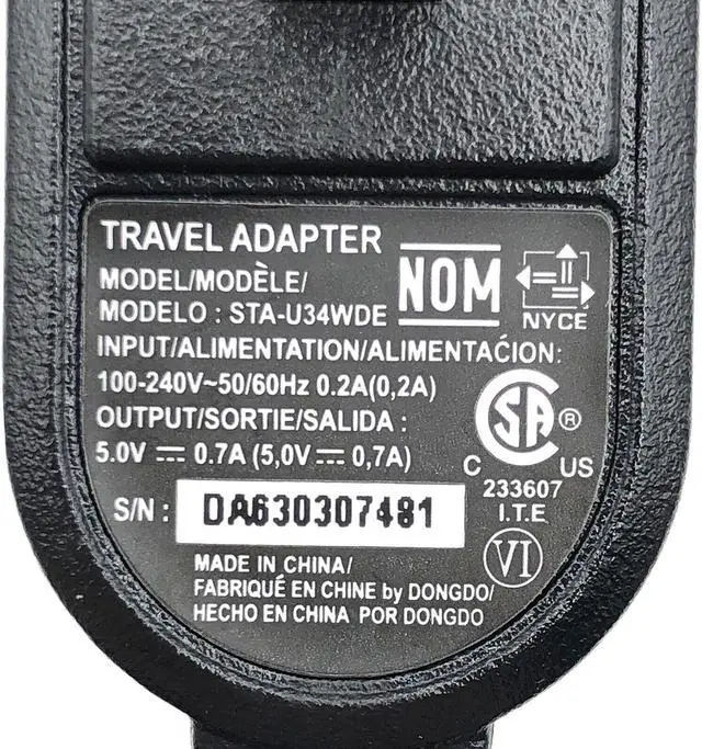 Alt view image 2 of 7 - NEW Genuine LG STA-U34WDE AC Travel Adapter 5V 0.7A Power Supply OEM