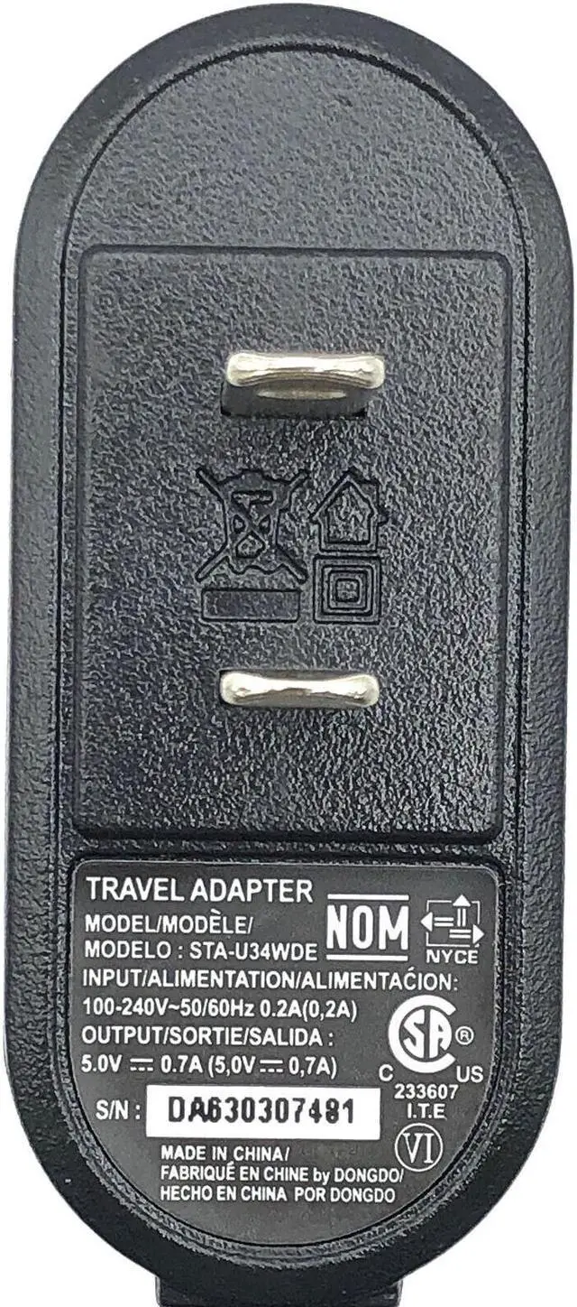 Alt view image 5 of 7 - NEW Genuine LG STA-U34WDE AC Travel Adapter 5V 0.7A Power Supply OEM