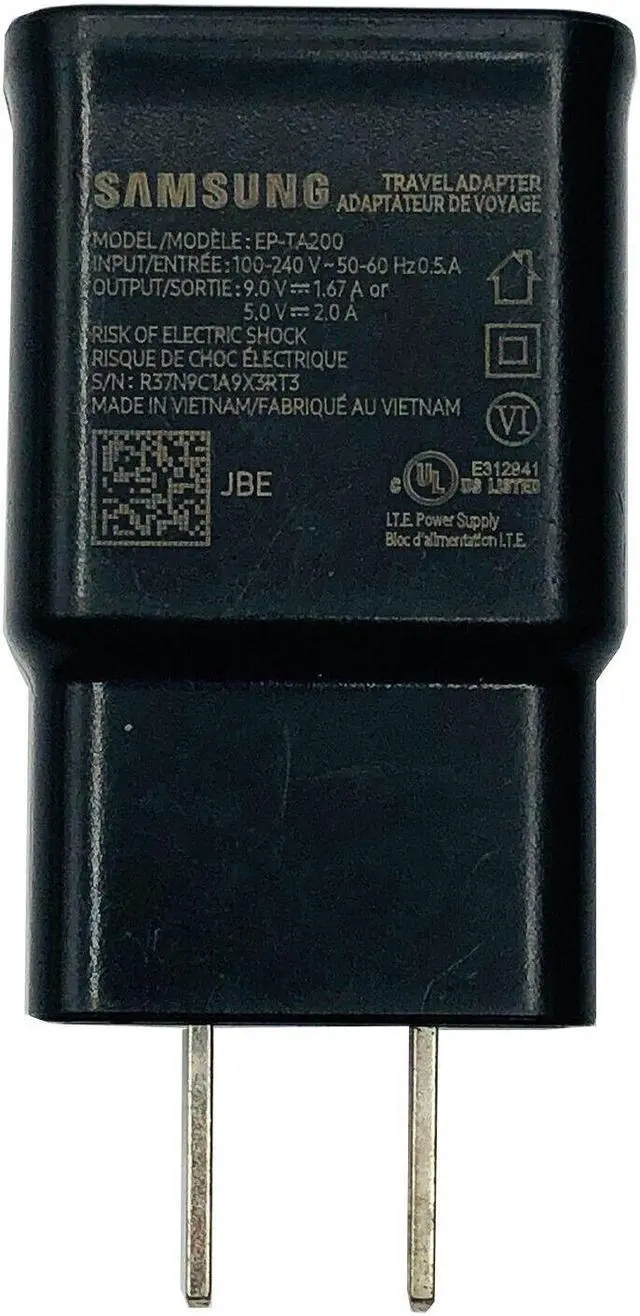Main image of NEW Genuine EP-TA20JWE Samsung 5-9V 1.67-2A Fast Wall Charger Adapter EP-TA20JBE