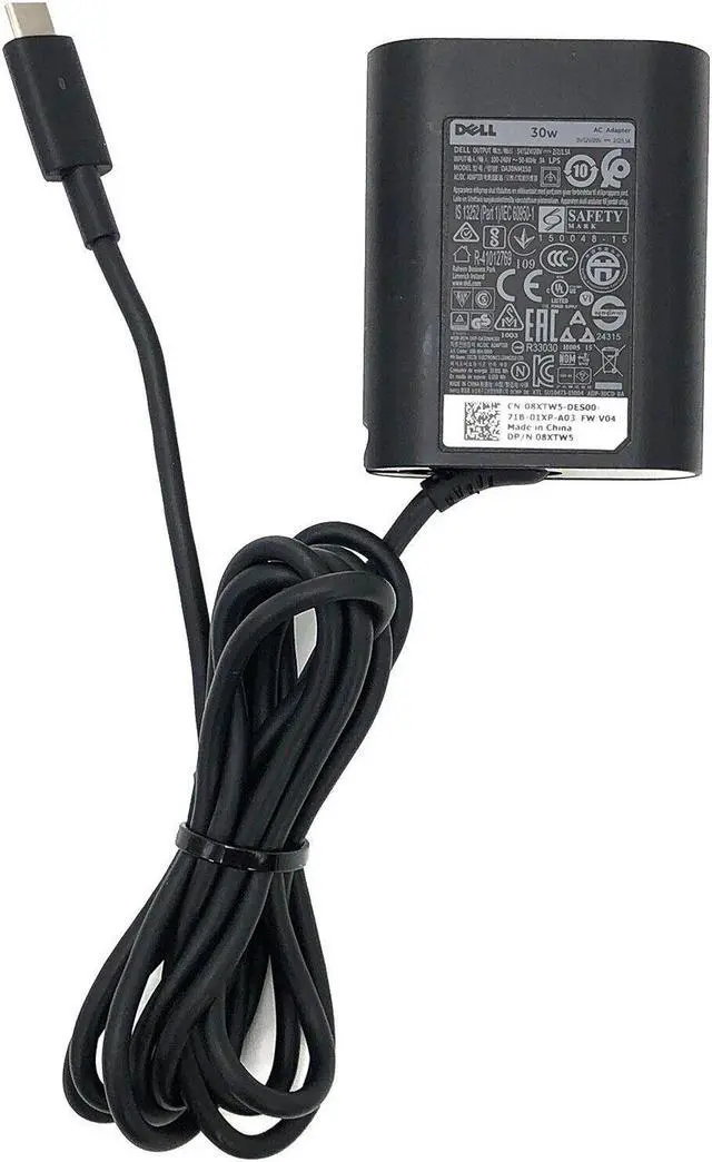 Alt view image 2 of 7 - NEW Genuine Dell HA30NM150 30W 20V 2A Series USB-C AC Adapter Charger w/Cord