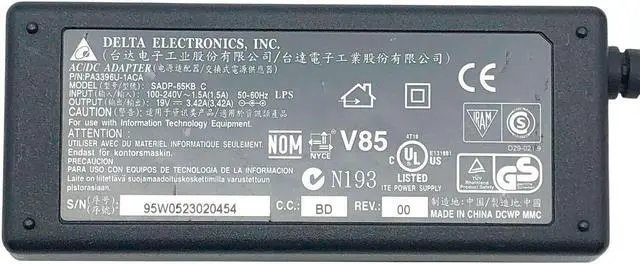 Alt view image 2 of 7 - Original Delta AC Adapter for ASUS RT-AX86 RT-AX86U RT-AX86S RT-AX86U Pro