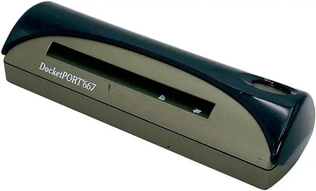 Alt view image 2 of 7 - Ambir DocketPort DP667 Simplex Color ID Card Sheetfed Mobile Scanner USB