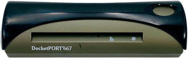 Alt view image 3 of 7 - Ambir DocketPort DP667 Simplex Color ID Card Sheetfed Mobile Scanner USB