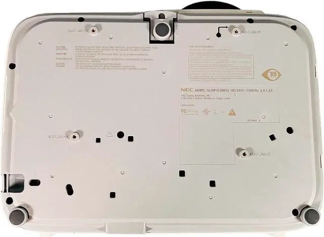 Alt view image 6 of 6 - Short-Throw 3LCD NEC Projector NP-M300XS 3000 Lumens ANSI HD 1080p HDMI w/Bundle