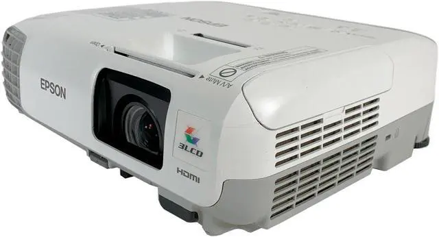 Alt view image 2 of 4 - Portable 3LCD Projector Epson PowerLite X27  2700 ANSI HDMI HD 1080i H692A w/Bundle