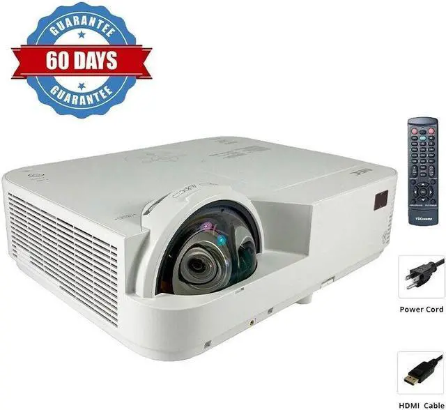 Main image of NEC NP-M333XS DLP Short-Throw Projector 3300 ANSI HD HDMI w/Bundle