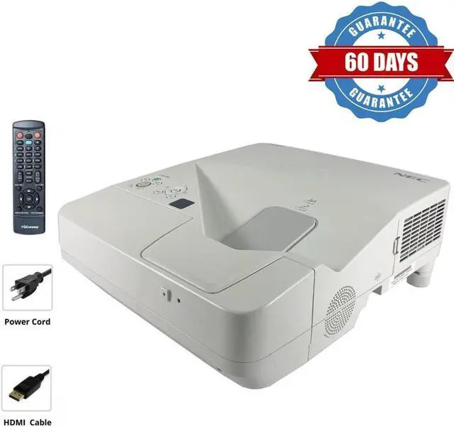 Main image of Ultra Short Throw 3LCD Projector NEC NP-UM330W UST ECO Mode Widescreen Interactive LAN HD 1080p HDMI 3300 ANSI w/Bundle