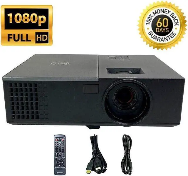 Main image of DLP Projector Ddell 1650 4000 ANSI Contrast Bright Color 3D Ready 1080p w/Bundle