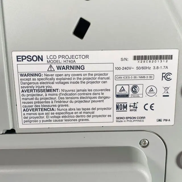 Alt view image 7 of 7 - Ultra Short Throw (UST) 3LCD Projector  Epson BrightLink 695Wi WXGA H740A 3500 ANSI 1080p HDMI w/Remote Bundle