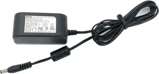 Alt view image 6 of 6 - New Genuine DVE DVS-120A13FJP AC/DC Switching Wall Adapter 12V 1.3A 15W
