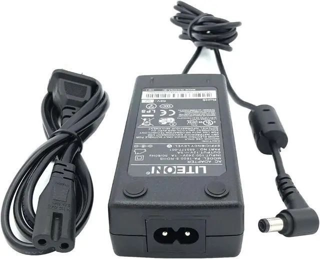 Alt view image 6 of 7 - Original LiteOn PA-1600-5-ROHS AC Power Adapter 12V 5A 5.5*2.5mm w/P.Cord