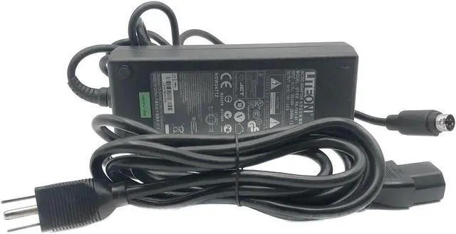 Alt view image 5 of 7 - Original LiteOn 80W 4-PIN AC Power Adapter PA-1081-01 Charger 12V 6.67A w/P.Cord