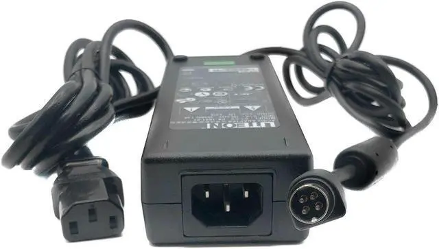 Alt view image 6 of 7 - Original LiteOn 80W 4-PIN AC Power Adapter PA-1081-01 Charger 12V 6.67A w/P.Cord