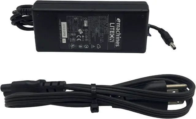 Alt view image 5 of 7 - Genuine LiteOn 90W AC Power Adapter for eMachines M2105 M5000 M5105 M5116 w/Cord