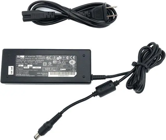 Main image of Genuine AcBel API4AD19AC Adapter 15V 5A Power Supply 6.5x3.0mm+Pin w/Cord