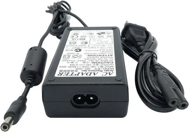 Alt view image 5 of 6 - Original AcBel API-7629 AC Adapter 19V 3.16A 60W Power Supply 5.5x2.5mm w/Cord