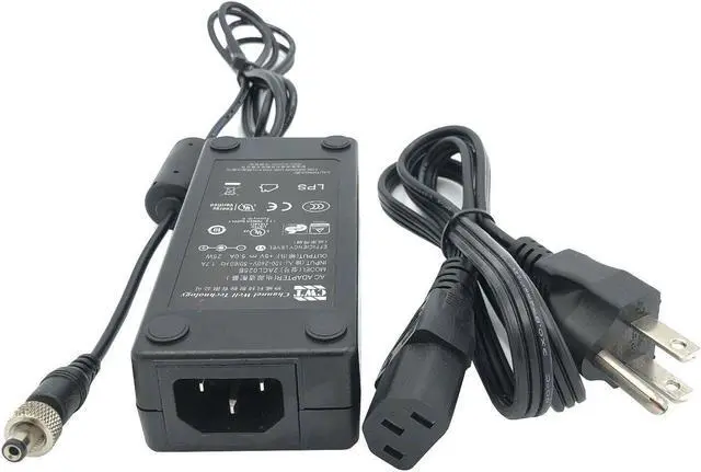 Alt view image 5 of 6 - Genuine CWT 2ACL025B Power Supply AC Adapter 5V 5A 25W Screw Lock Charger w/PC