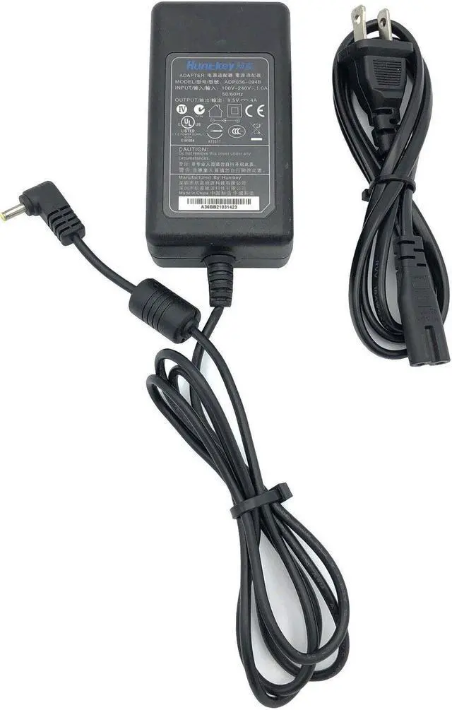 Alt view image 6 of 7 - Genuine 38W Huntkey AC DC Adapter 9.5V 4A Model ADP036-094B w/Cord OEM