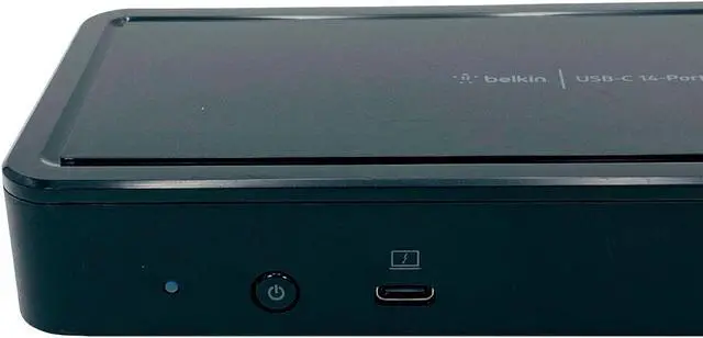 Alt view image 6 of 7 - Belkin 14-Ports USB-C Docking Station 4K Dual Monitors INC003 65W No PD