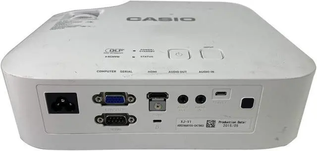 Alt view image 2 of 7 - CASIO XJ-V1 DLP PROJECTOR 2700 ANSI XGA HDMI HD 1080p w/Remote