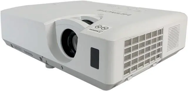Alt view image 2 of 6 - Hitachi CP-X3041WN 3LCD Projector 3200 Lumens HD 1080p DT01481 LAN w/Accessories