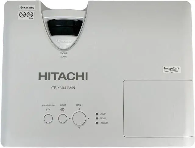 Alt view image 5 of 6 - Hitachi CP-X3041WN 3LCD Projector 3200 Lumens HD 1080p DT01481 LAN w/Accessories