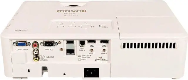 Alt view image 2 of 7 - Maxell MC-EX4551 3LCD Projector 4500 Lumens Home Theater 1080p HDMI w/Remote