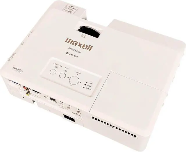 Alt view image 7 of 7 - Maxell MC-EX4551 3LCD Projector 4500 Lumens Home Theater 1080p HDMI w/Remote