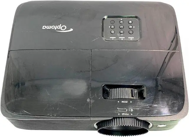 Alt view image 6 of 7 - Optoma HD144X DLP Projector 3400 ANSI Home Theater Full 3D HD 1080p HDMI Remote