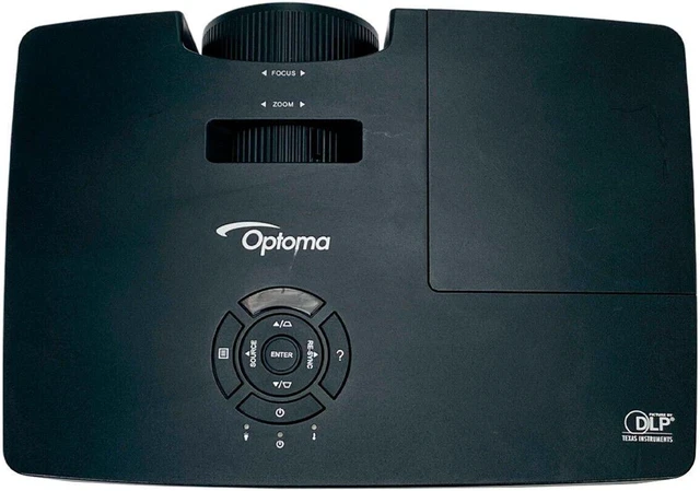Alt view image 7 of 7 - Optoma W312 DLP Projector 3200 ANSI Home Theater Full HD 3D 1080p HDMI w/Bundle
