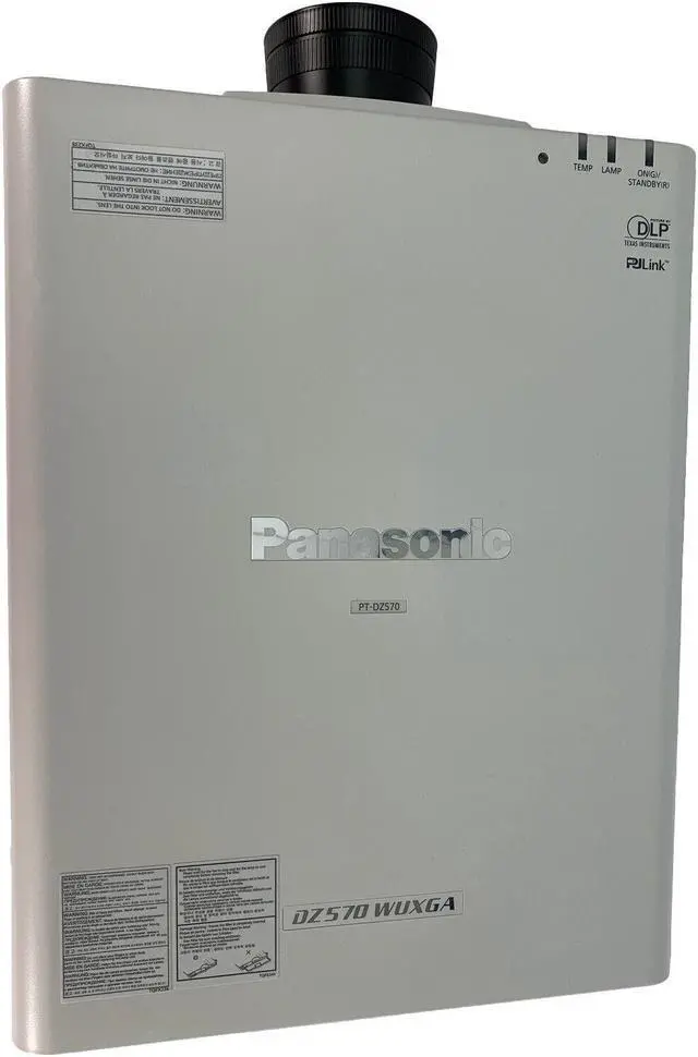 Alt view image 2 of 7 - Panasonic PT-DZ570U DLP Projector WUXGA Home Theater 4000 ANSI 1080p HDMI Remote