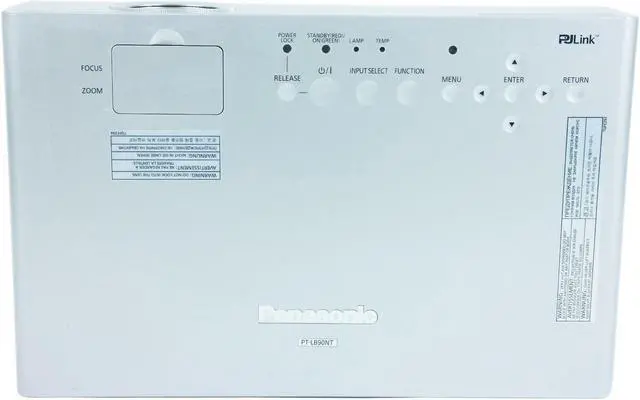 Alt view image 4 of 6 - Panasonic PT-LB90NTU 3LCD Projector for Conference Meeting Room 3500 ANSI 1080i HDMI-adapter w/Remote