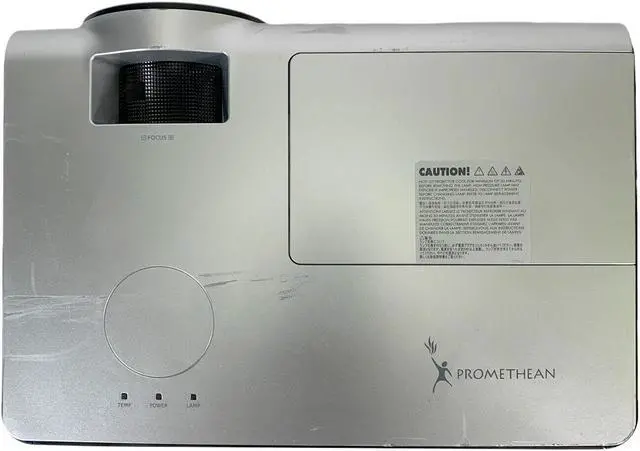 Alt view image 6 of 7 - Promethean PRM-35V1 DLP Short-Throw Projector for Home Theater Games 2500 ANSI 3D 1080i HDMI bundle