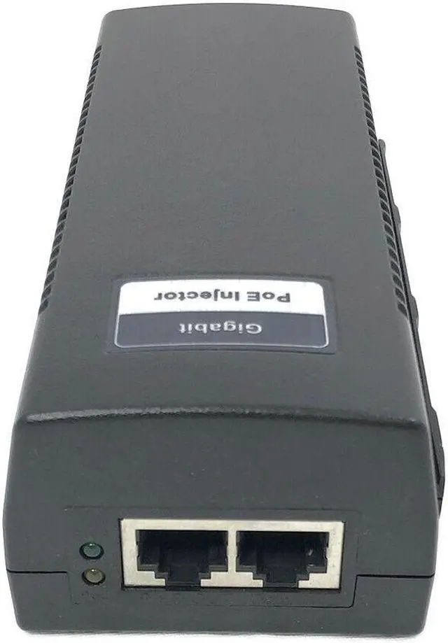 Alt view image 3 of 7 - Genuine Gigabit POE-I100GL PoE Switching Power Injector 48V 0.35A W/Cord