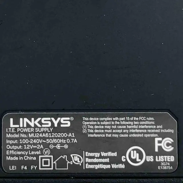 Alt view image 2 of 5 - New Genuine Linksys Adapter for Velop Mesh Triband WHW03 AC2200 AC4400 AC6600