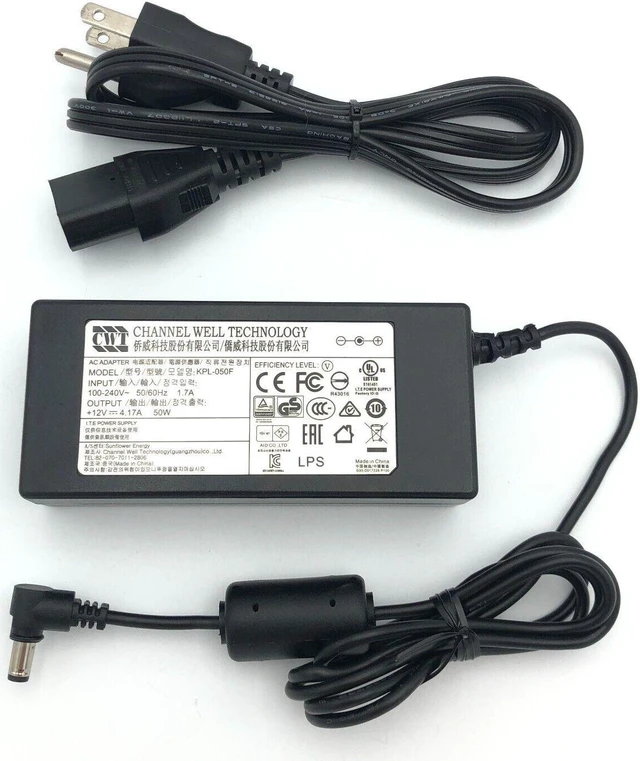 Alt view image 6 of 6 - CWT KPL-050F AC Power Adapter 12V 4.17A 50W Power Supply OEM
