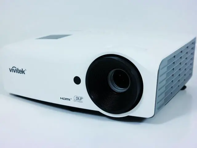 Alt view image 3 of 7 - Vivitek 3000 ANSI XGA DLP Projector for Multipurpose Use 1080p HDMI w/Bundle