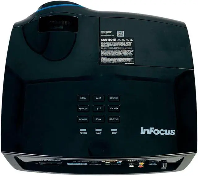 Alt view image 5 of 7 - InFocus IN3138HDa DLP Projector 4500 ANSI Full HD 3D 1080p HDMI w/Remote