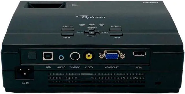 Alt view image 3 of 7 - Optoma TX7156 DLP Projector 3000 Lumens Home Theater HD 1080p HDMI USB w/Bundle