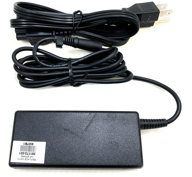 Alt view image 5 of 7 - Genuine 65W HP AC Adapter 18.5V 3.5A Model PPP009D PPP009L PA-1650-32HT