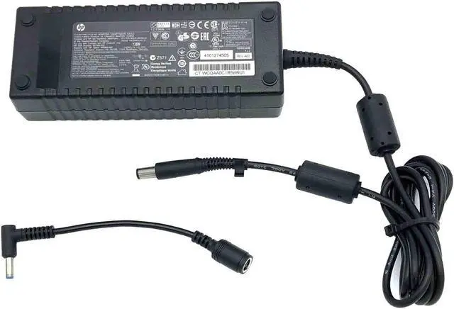 Main image of HP 135W AC Adapter 19.5V 6.9V Model HSTNN-LA01-E 647982-002 w/Cord OEM