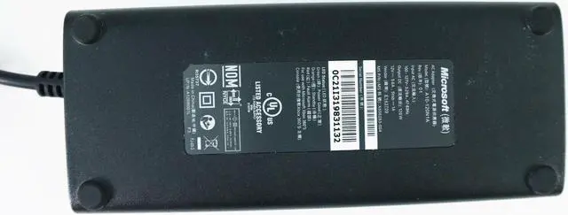 Alt view image 5 of 7 - Genuine Microsoft Xbox 360 Slim Power Supply A10-120N1A AC Adapter X856283-004