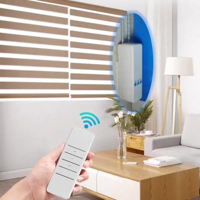 Alt view image 3 of 6 - WiFi Tuya DIY Smart Motorized Chain Roller Blinds Shade Shutter Drive Electric Curtain Motor With Batrery Alexa Google Control