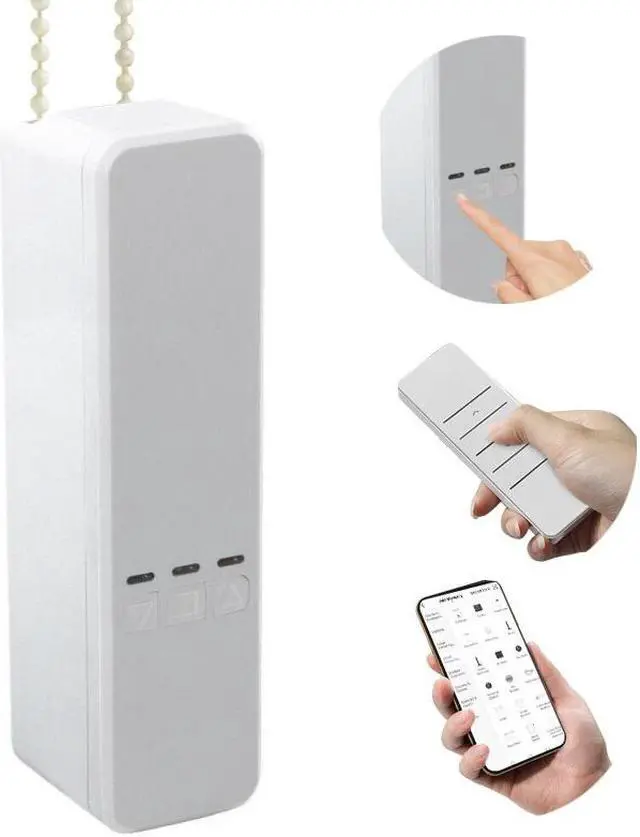 Alt view image 6 of 6 - WiFi Tuya DIY Smart Motorized Chain Roller Blinds Shade Shutter Drive Electric Curtain Motor With Batrery Alexa Google Control