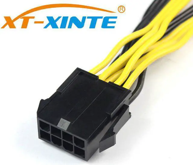 Alt view image 3 of 6 - CPU 8Pin to Graphics Video Card Dual PCI-E PCIe 8Pin ( 6Pin + 2Pin ) Power Supply Splitter Cable Cord 15cm Miner Cables