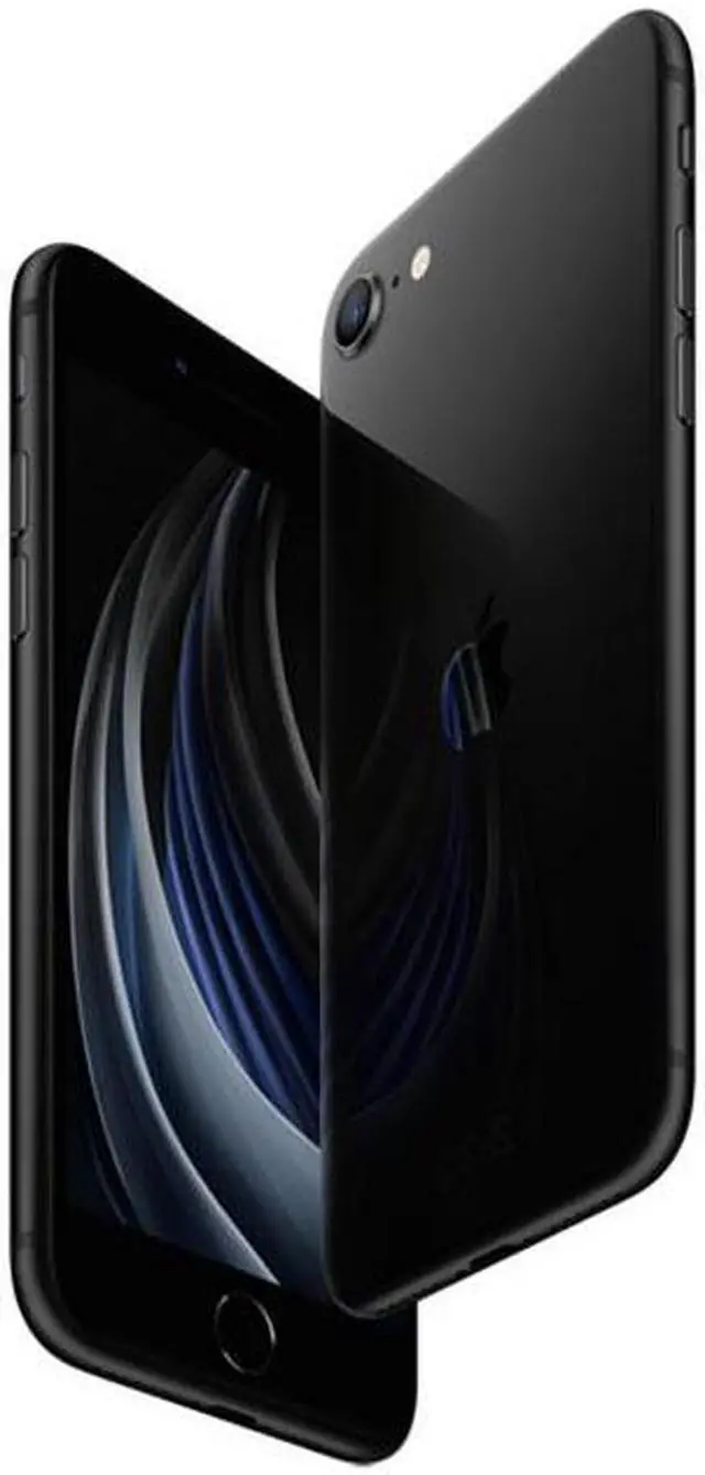 Alt view image 4 of 4 - Apple iPhone SE (3rd Gen) A2595 (Fully Unlocked) 64GB Midnight