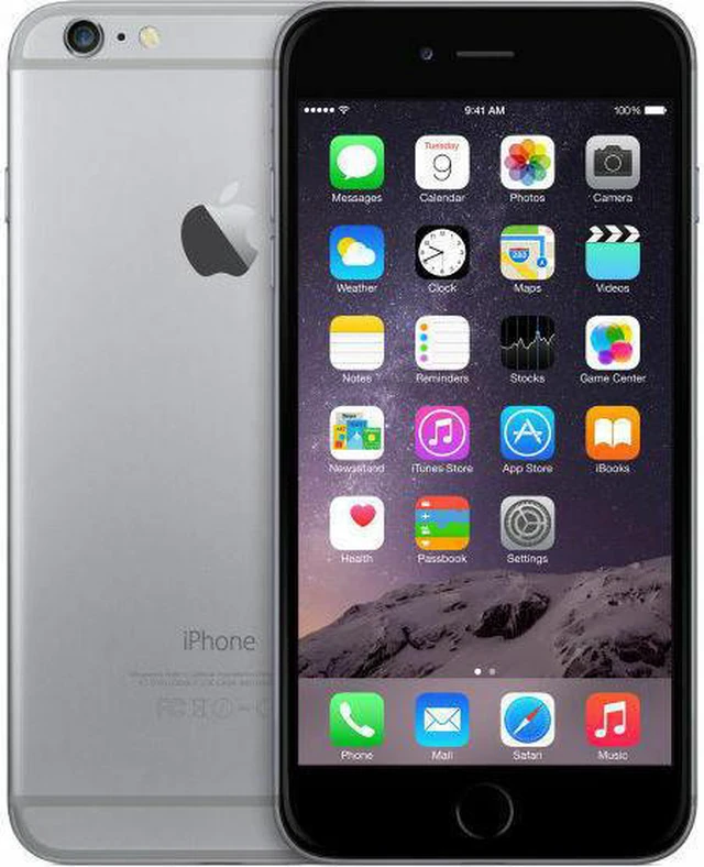 Main image of Apple iPhone 6 Plus A1522 (Fully Unlocked) 16GB Space Gray (Grade A+)