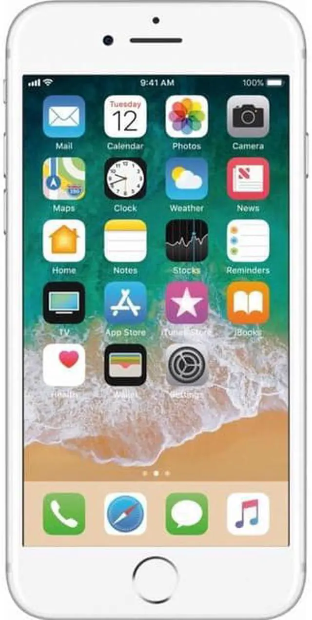 Alt view image 2 of 4 - Apple iPhone 7 A1778 (AT&T Only) 32GB Silver (Grade A+)