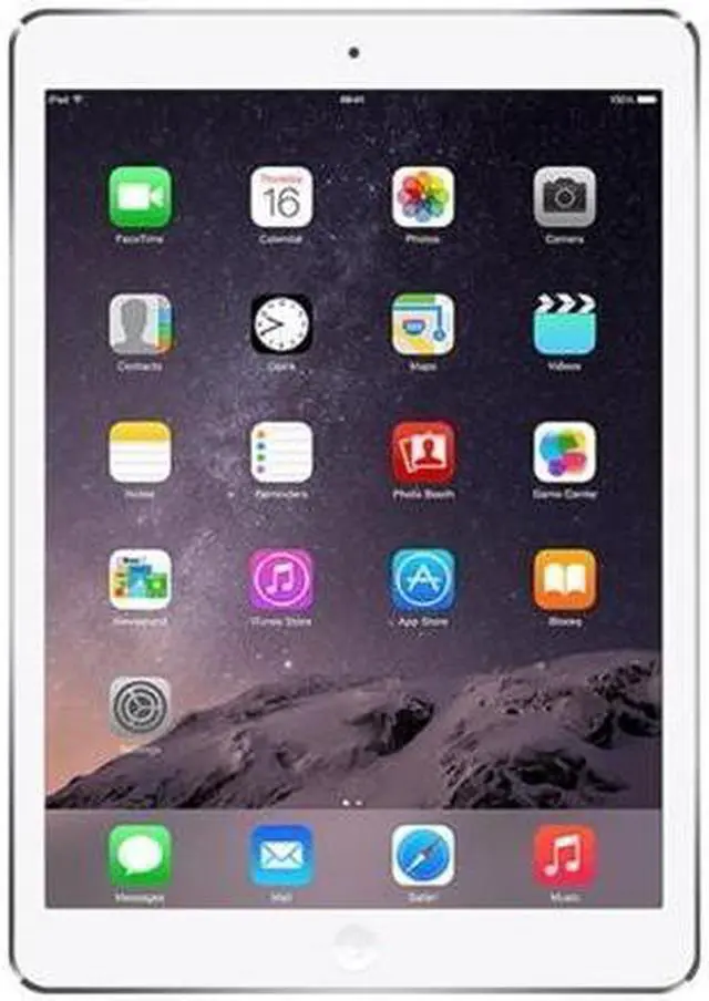 Main image of Apple iPad Air A1475 (WiFi + Cellular Unlocked) 16GB Silver (Grade A)