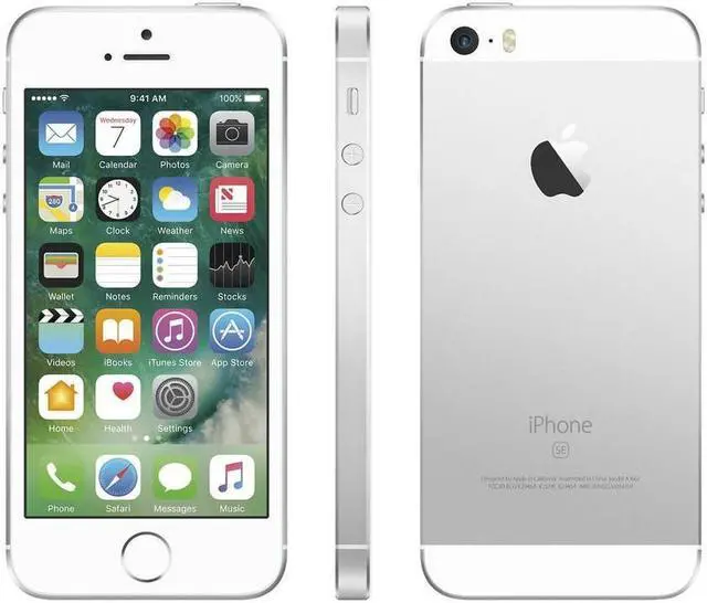 Alt view image 2 of 2 - Apple iPhone SE (1st Gen) A1662 (Fully Unlocked) 16GB Silver (Grade A)